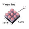 Cat Pawl 9 Keyboard Decompression Keychain With Led Bag Charm For Adults Teen Anti Stress Finger Fidget Keyboard Games Key Chain