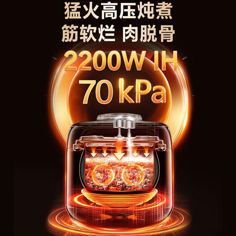 Supor Electric Pressure Cooker Micro Pressure Cooker IH Household High Pressure Rice Cooker 5L