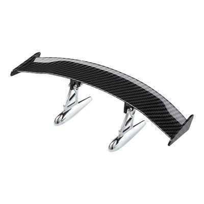 Compact Carbon Fiber Look Rear Spoiler: Punch-Free, Universal Mini Wing