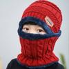 Kids Knitted Winter Hat With Fleece Lining For Outdoor Skiing And Riding
