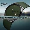 Quartz Wristwatch Watch Women Elegant Ultra Thin High Clarity Life Waterproof Business Men for Gift
