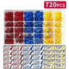 280/480/720/1200/1500pcs cold pressed wiring terminal combination box with quick wiring connection terminals