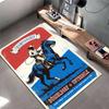 "Vintage Cowboy Horse Championship Rug - Western Style Home Decor" Suitable for use as an anti-slip for living room bedroom sofas