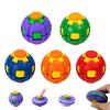 Nouvelle Balle Sensorielle Imprimée en 3D Déformable Presser Tourner Fidget Spinner Balle Rotation Lisse Portable Poche Sensoriel Anxiété Soulagement du Stress Créatif