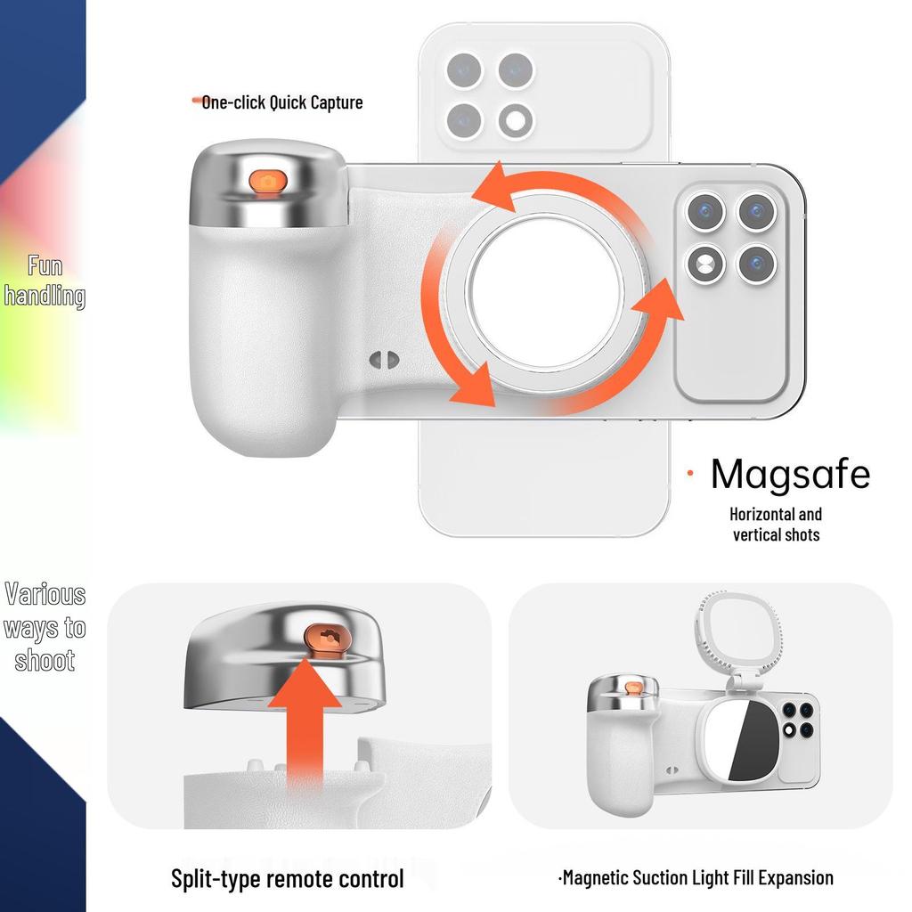Portable Bluetooth MagSafe Camera Stabilizing Handle
