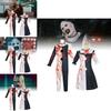 Creepy Summer Horror Movie Clown Cosplay Outfit For Halloween And Events