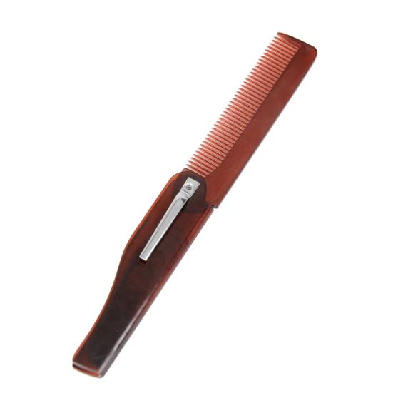 Fashion Men Folding Beard Comb Mustache Styling Shaper Beauty Hairdressing Tool