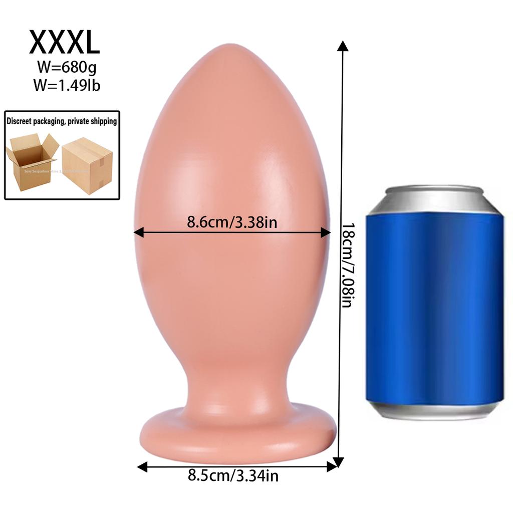 7 Size Buttplugs Anal Beads Balls Cunt Plug Dilatador Anal Plug Sex Toys Small And Big 9.5cm Huge Anal Plug Toys For Women Men
