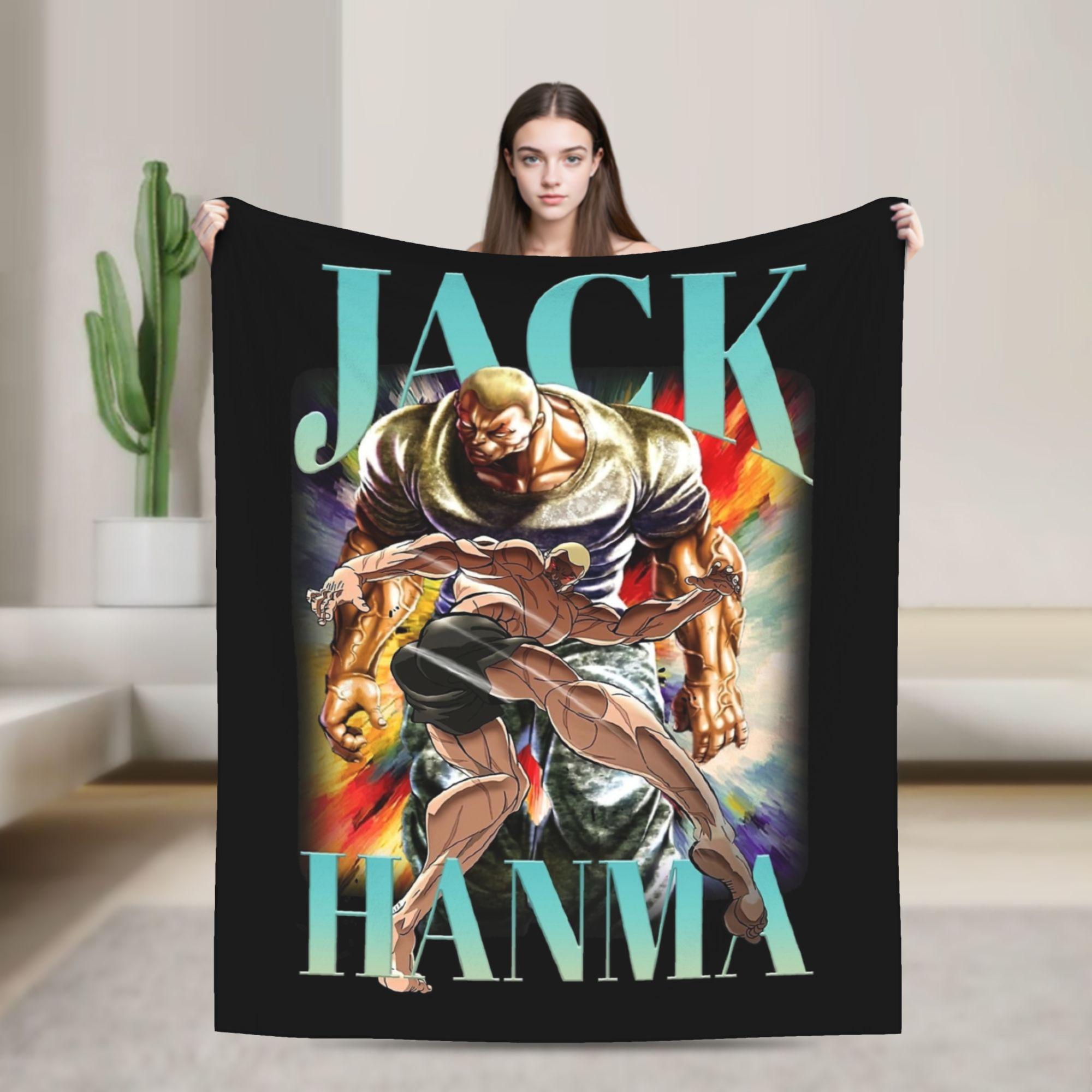 Just a Guy Who Likes Baki and the Gym Blanket Fleece Decoration  Breathable Soft Throw Blanket for Home Travel Bedding Throws 100x150cm
