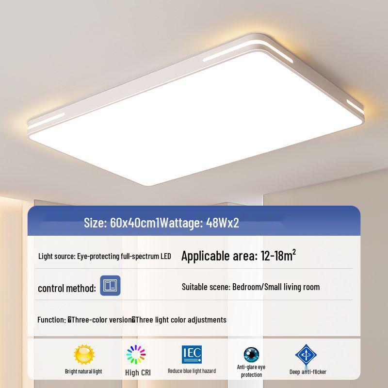 LED Ceiling Light: Ultra-Thin, Modern Round Lighting for Living Room, Bedroom, Dining, and Study Rooms