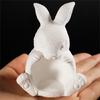 Silicone Rabbit Shaped Mold For Resin Art Concrete Jewelry Container Making And Decorative Succulent Planter Design