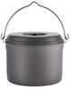 CAMPING MOON Aluminium Hangende Pot, Groot, Aluminium Pot, Ideaal voor Koken, Aardappelstoofpot, en Kamperen, 5,5L, MC255