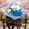 Adorable Cat with Starfish & Mermaid Tail Umbrella: Perfect for Outdoor Adventures 108