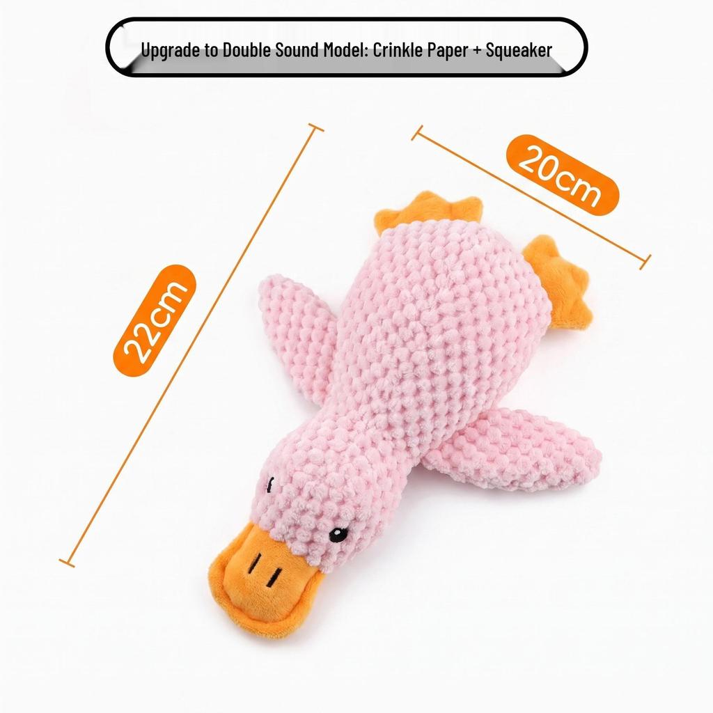 Sound-Making Plush Dog Toy - Durable Teething Rope Doll for Medium and Small Dogs