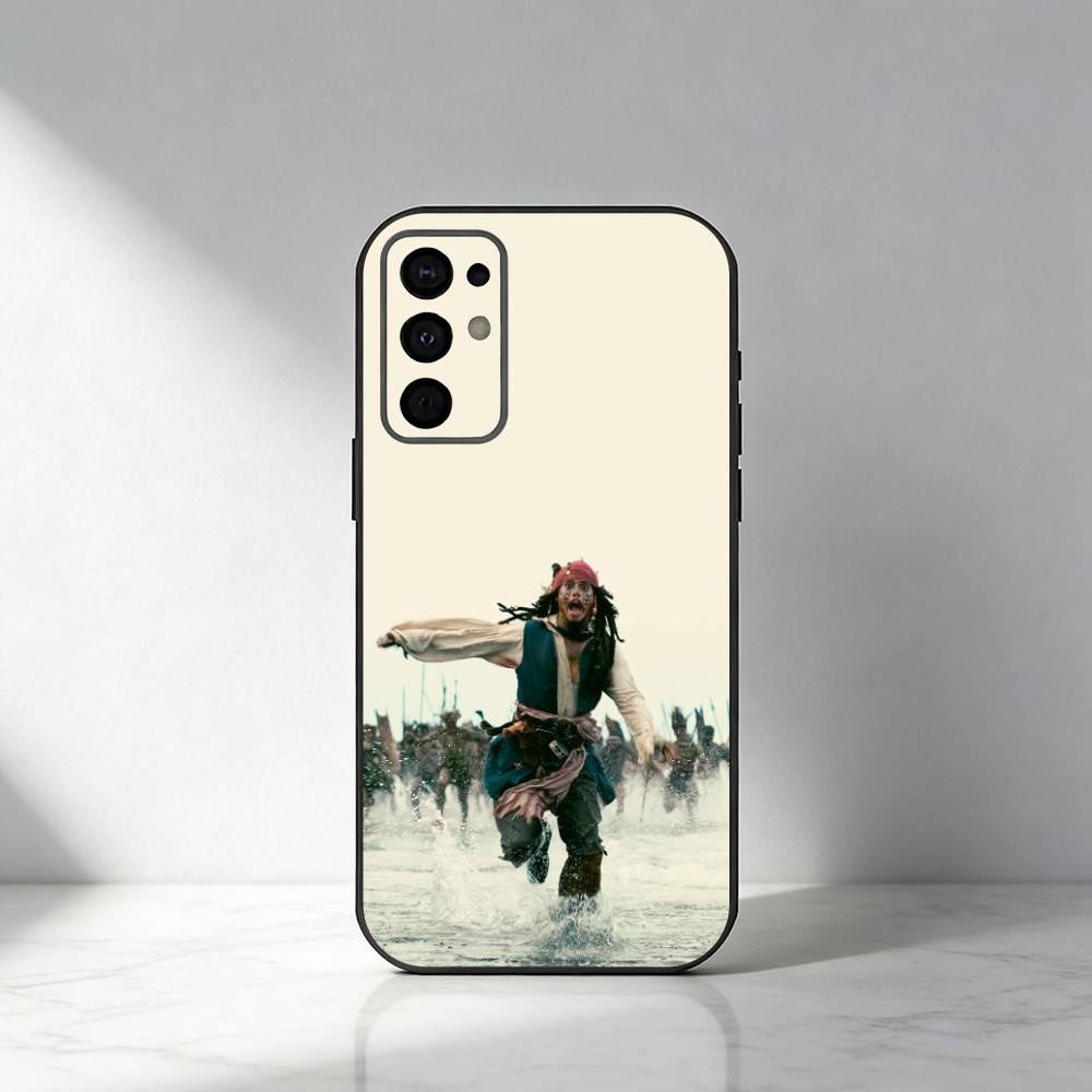 The Captain J-Jack S-Sparrow Phone Case For Samsung S25,S24,S21,S22,S23,S20,Ultra,S26,Plus,Fe,Note,5G Black Cover Samsung S20fe