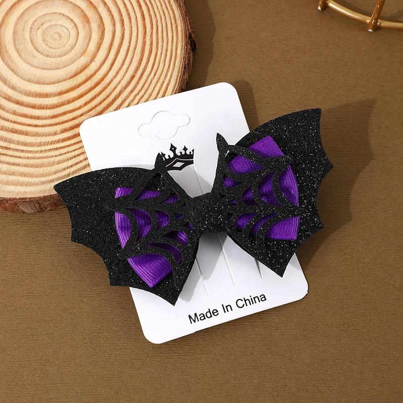 New Halloween Hairpin Ghost Festival Party Festive Atmosphere Dress Up Bow Props Ghost Festival Hairpin Headwear Hair Clip