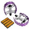 Wellgo Old School BMX MTB Bear Trap Bicycle WE2967 XC-II 9/16" Pedals, Purple,