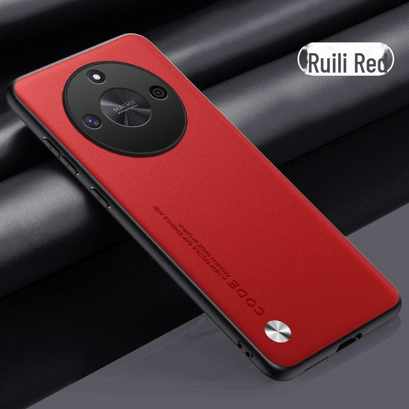 Premium Leather Protective Case for Honor X50/X40i/X30/X20 - Anti-Fall Business Cover