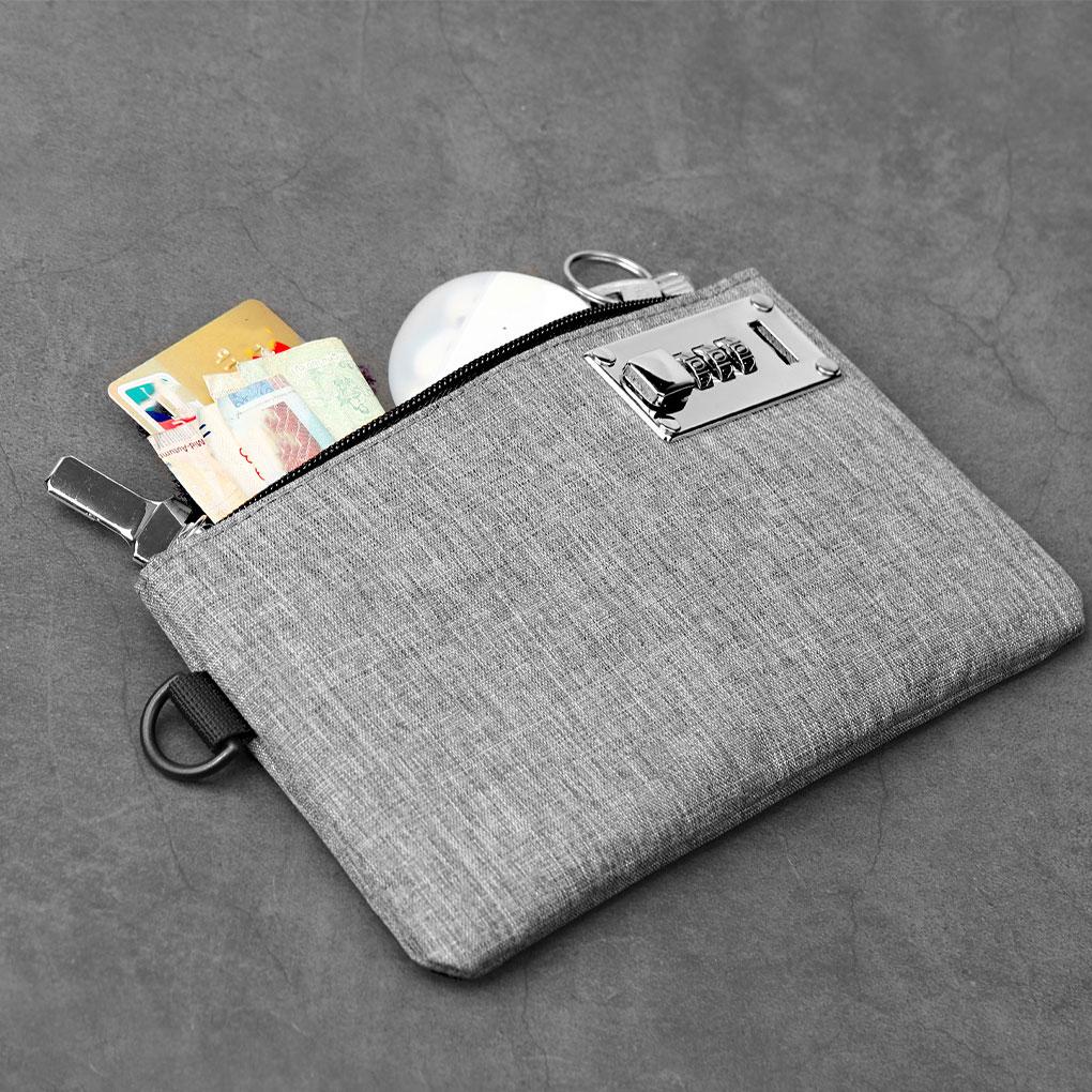 OxfordCloth Portable Wallet With Password Lock For Enhanced Privacy Anti-theft Portable Wallet Purse