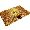 Non-slip Peacock Carpet Special-shaped Bathroom Floor Mat  for Living Room Tea Table Bedside