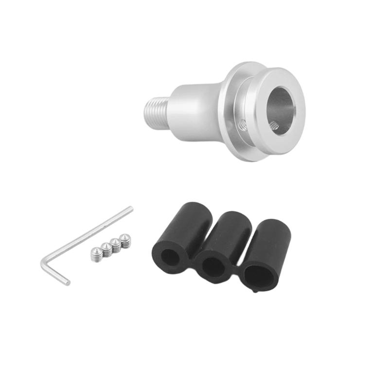 Aluminum Gear Stick Thread Changer To M12x1 25 With 4 Fastening Screws For Secure Connection
