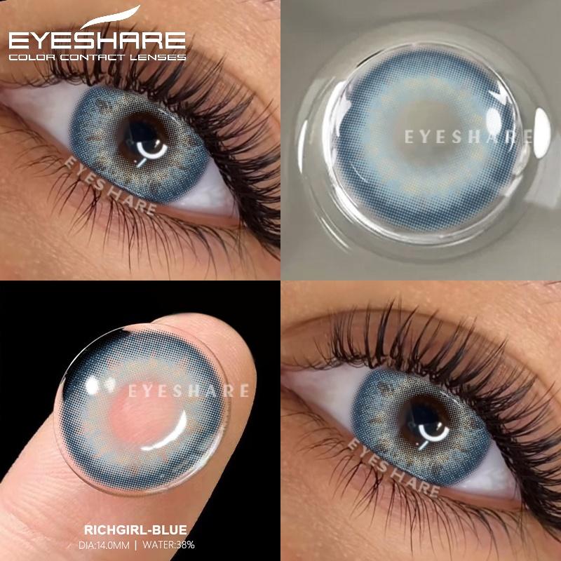 Fashion Gray Lenses 1 Pair Color Contact Lenses for Eyes Blue Eye Lenses Colorcon Brown Colored Lenses Green Contacts