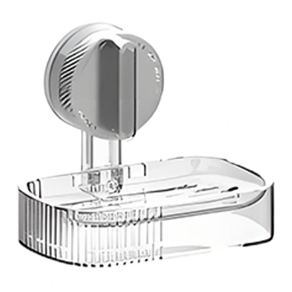 Soap Storage Rack Soap Box Suction Cup Soap Tray Holder for Easy Bathroom Organization Wall Mount No Drilling Needed