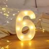 Light Up Numbers 2026 Large LED Marquee Numbers Battery Operated Letter Sign for New Year Graduation Party Wedding Table Decor
