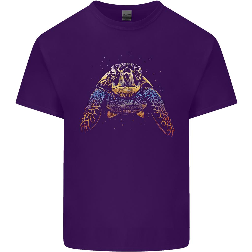 A Colourful Turtle Animals Ecology Ocean Unisexs Light Cotton TShirt