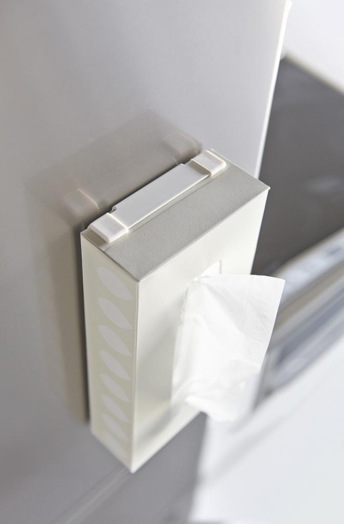 Yamazaki Jitsugyo Magnetic Box Holder Tower White 2795