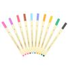 10Pcs Hook Line Pen 10‑Color Painted Watercolor Marker Sketch Drawing Coloring Supplies