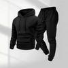 Men's European Size Festival Daily Versatile Hoodie Pants Set Casual Sports