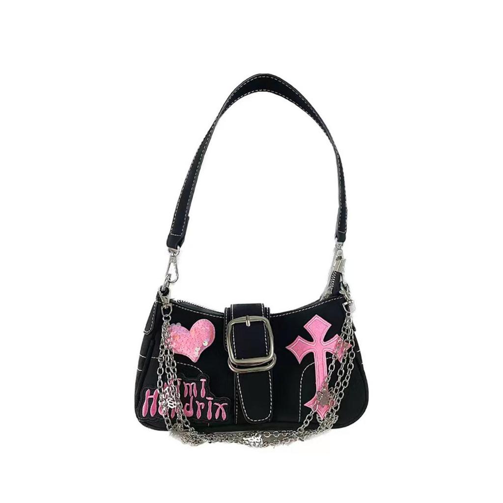 Y2K Millennial Single Shoulder Cross-Body Chain Bag