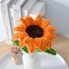1 Piece of Sunflower Finished Product, Pipe Cleaner, Handmade Woven Artificial Flower, Suitable As a Graduation Gift or Holiday Gift for Teachers.