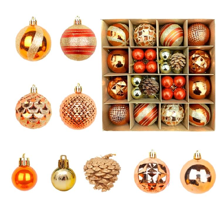 42Pieces Shatterproof Christmas Balls Ornament Bright Christmas Bauble Collections Sphere Pendant for Tree Decorating