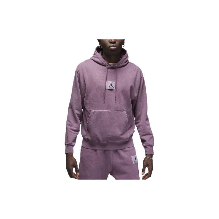 

Jordan Essentials Logo Patch Hoodie Men Hoodie Sky-Purple FB7290-508