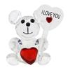 Orsetto di Cristallo Carino con Ornamenti a Forma di Cuore Animali in Miniatura Cartone Animato Regali Romantici San Valentino Decorazioni per Matrimonio