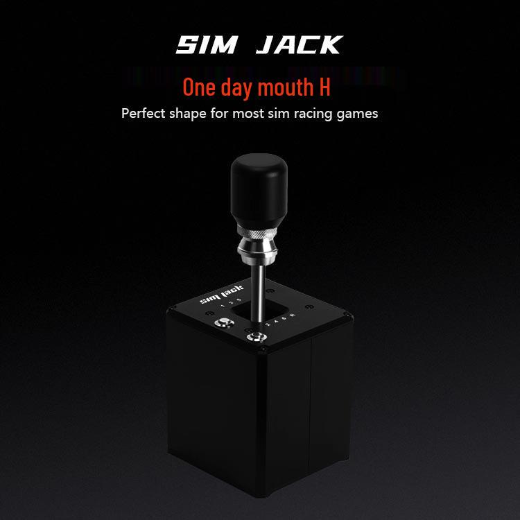 9SIM JACK Sim Racing H Gear: Compatible with Logitech G27, Thrustmaster, and Fanatec Shifters.