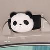 Cute Cartoon Panda Plush Universal Car Steering Wheel Cover Auto Seat Belt Cover Imitate Lamb Wool Winter Car Accessories