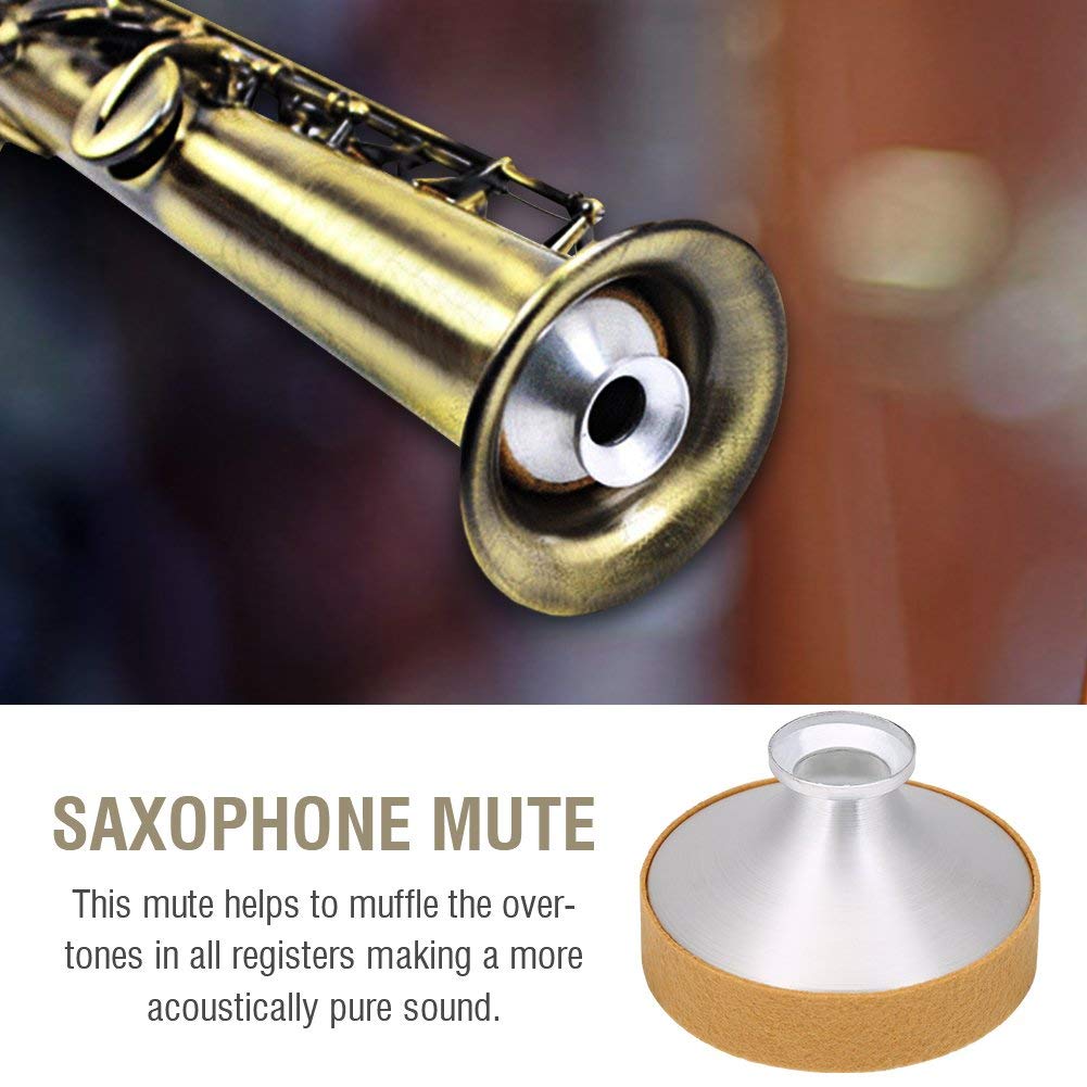 Tenor Sax Mute Aluminum Silver TM-AL01