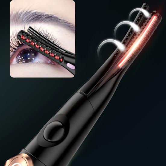 Electric Heated Eyelash Curler 3 Temperature Modes USB Rechargeable Quick Heating Portable Travel