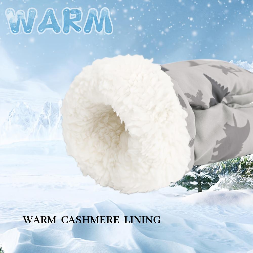 1 Pair of Infant Mittens, Winter Outdoor Quick-Drying Gloves for Boys and Girls, Easy-To-Wear Velvet Warm Mittens for Children