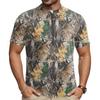 Herren Kurzarm Fahrradtrikot Atmungsaktiv Schnelltrocknend Halber Reißverschluss Rundhalsausschnitt Bedrucktes Sportshirt für Outdoor-Aktivitäten