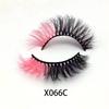 25mm mink lashes color false eyelashes thick and exaggerated eyelash personality fake lashe beauty eye lash extension makeup set