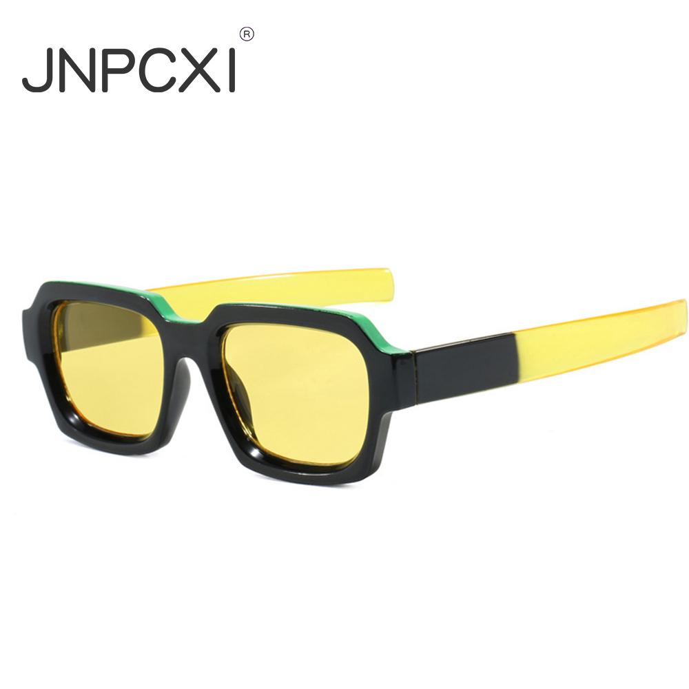  Ins Popular Fashion Square Polarized Sunglasses Women Retro Punk Shades UV400 Men Trending Sun Glasses