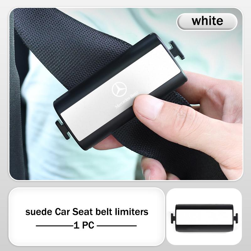 

GLC GLB Car Seat Belt Buckle Clip Anti-collision Square Fixed Limiter For Benz W211 W124 W176 W177 C180 C200 C260 C300 GLC CLE