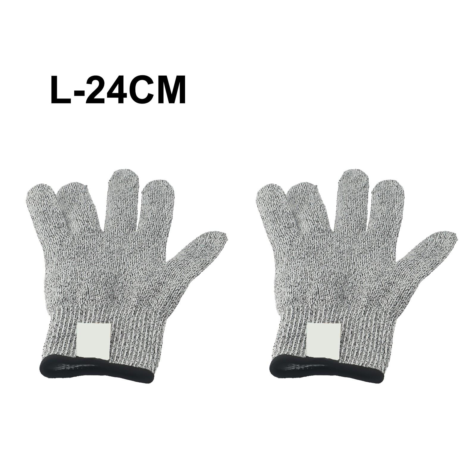 

Перчатки профессионального качества, устойчивые к порезам, серого цвета, уровень 5 устойчивости к порезам L-24CM