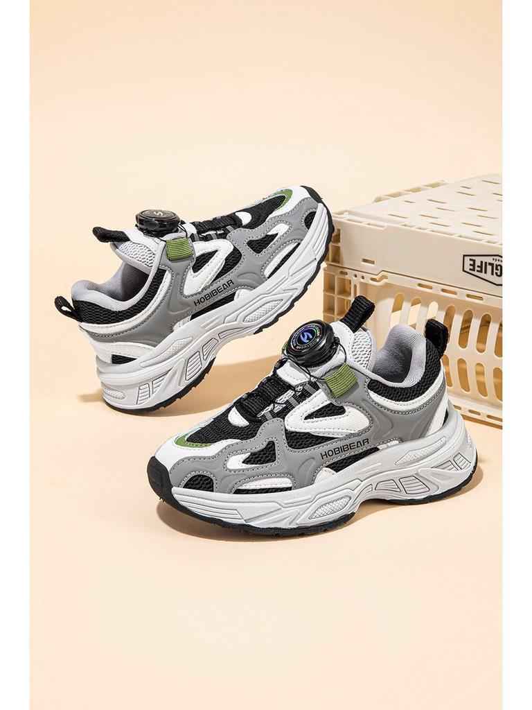 Happy Bear Breathable Mesh Lightweight Unisex Shoes for Spring and Autumn