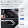 For BMW 5 Series G60 2025-2025 ABS Carbon Fiber material Inner Door Handle Bowl Cover Trim Decoration Car Interior Accessories