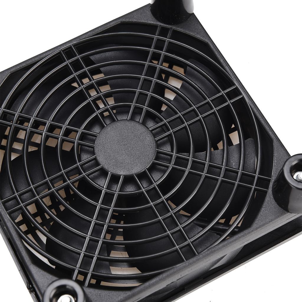 USB Router Cooling Fan Fit for AC88U R7000 Set Top Box Cooling Fan with Double Side Plastic Net Foot Pads 12cm